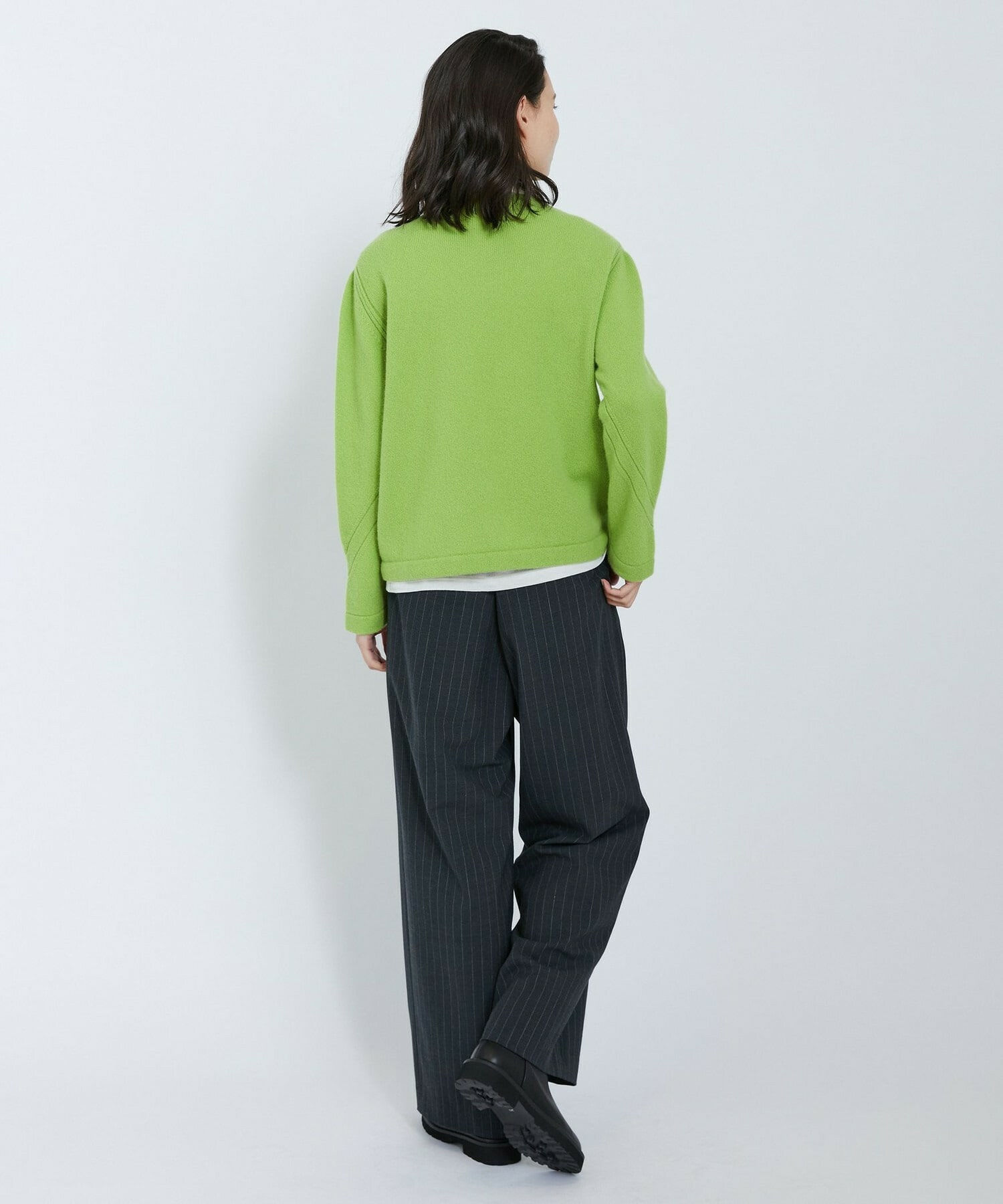 【L'EQUIPE】クーマラムニットプルオーバー 詳細画像 ライム 12