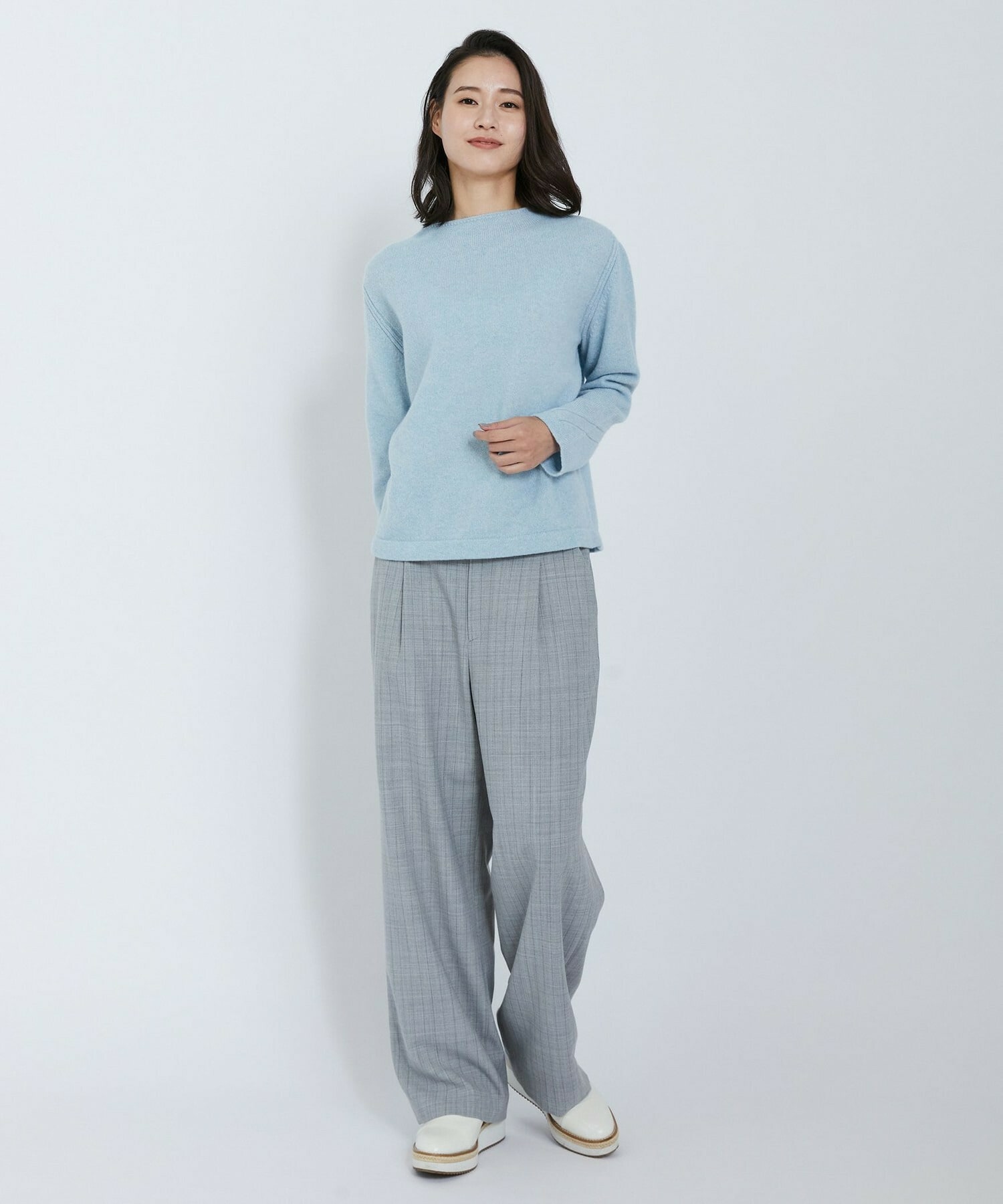 【L'EQUIPE】クーマラムニットプルオーバー 詳細画像 ライム 17