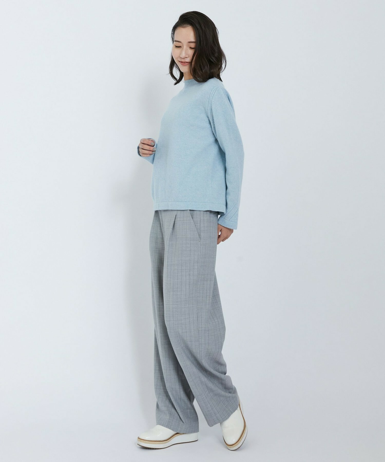 【L'EQUIPE】クーマラムニットプルオーバー 詳細画像 ライム 18