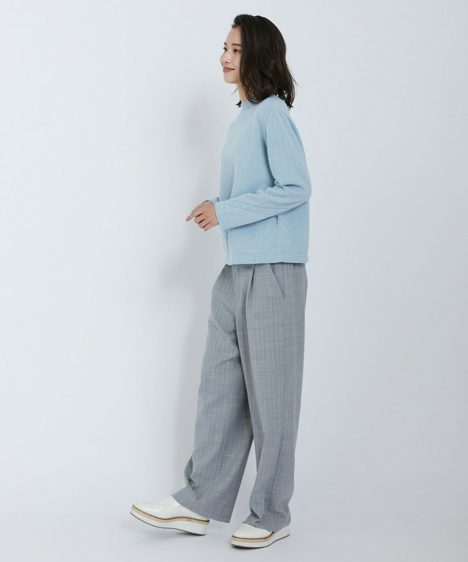 【L'EQUIPE】クーマラムニットプルオーバー 詳細画像 ライム 19