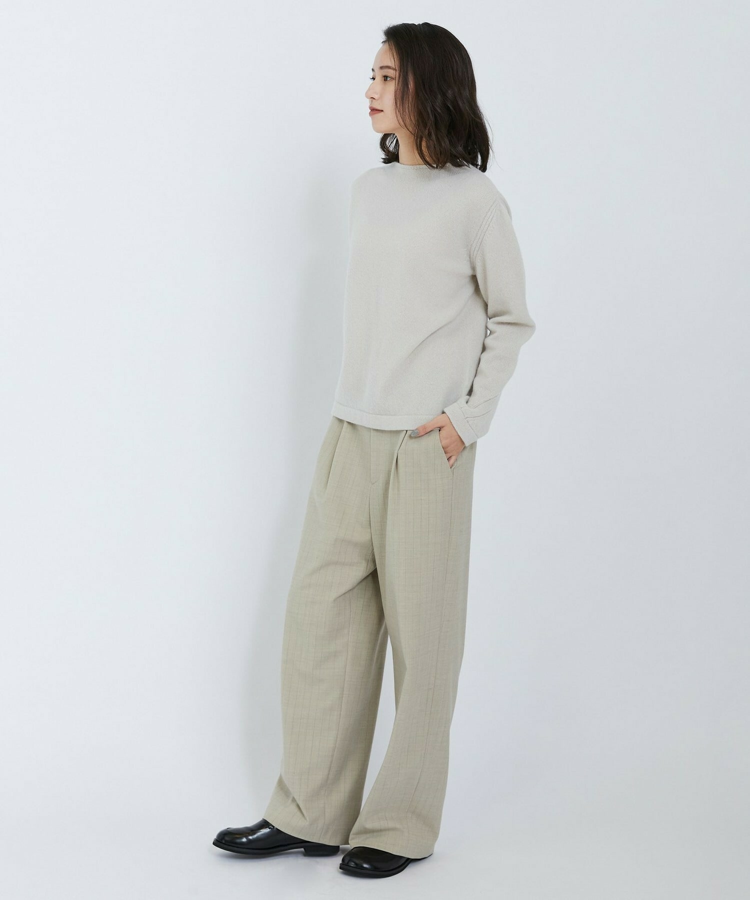 【L'EQUIPE】クーマラムニットプルオーバー 詳細画像 ライム 2