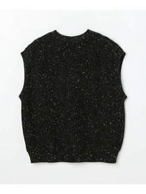 【L'EQUIPE】ラメノットニットジレ 詳細画像 ブラック 12