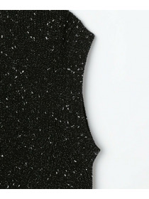 【L'EQUIPE】ラメノットニットジレ 詳細画像 ブラック 14