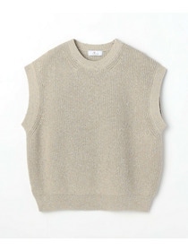 【L'EQUIPE】ラメノットニットジレ 詳細画像 ブラック 5