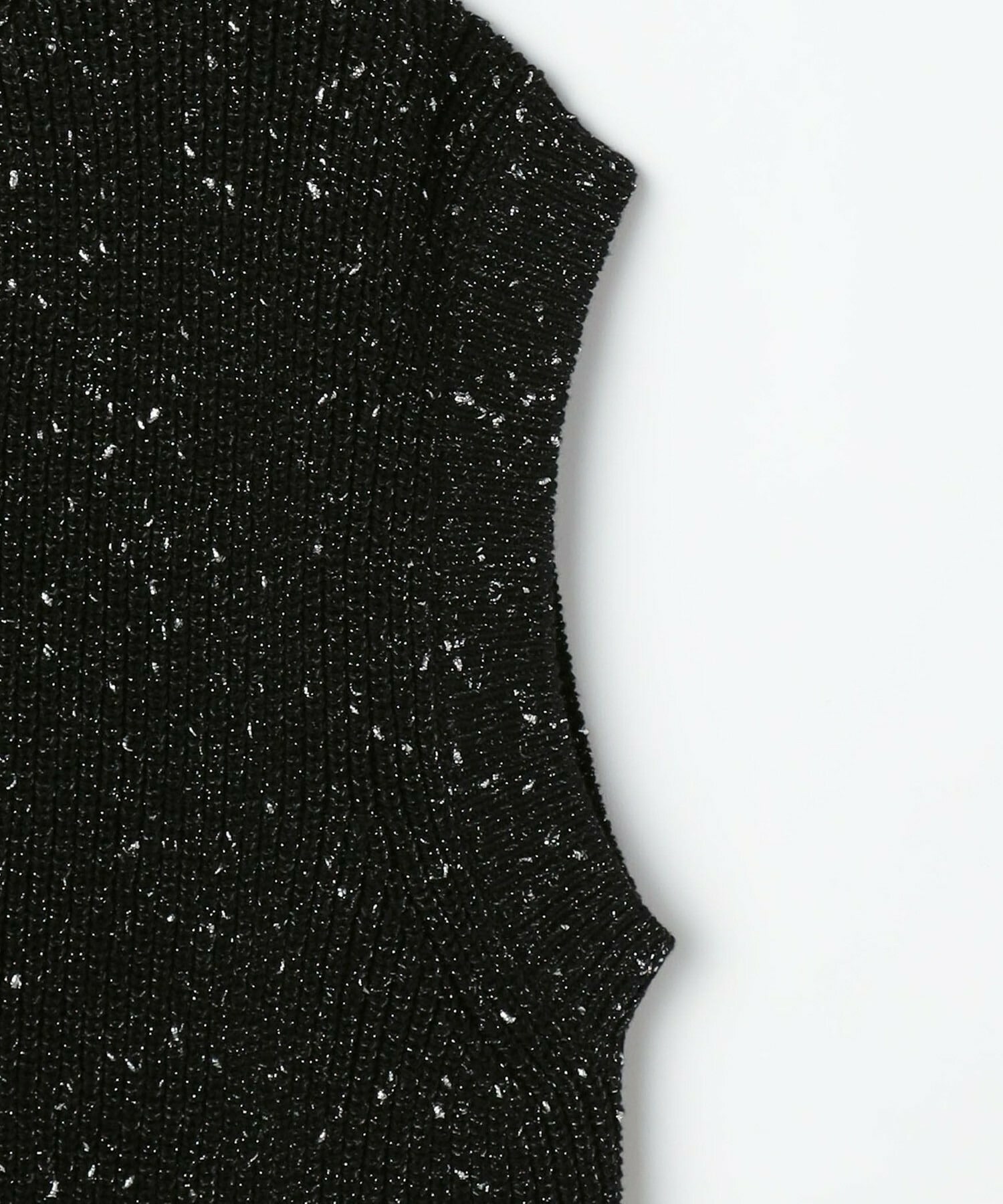 【L'EQUIPE】ラメノットニットジレ 詳細画像 ブラック 14