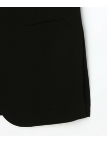 【L'EQUIPE】バックサテンノーカラージャケット 詳細画像 ブラック 13