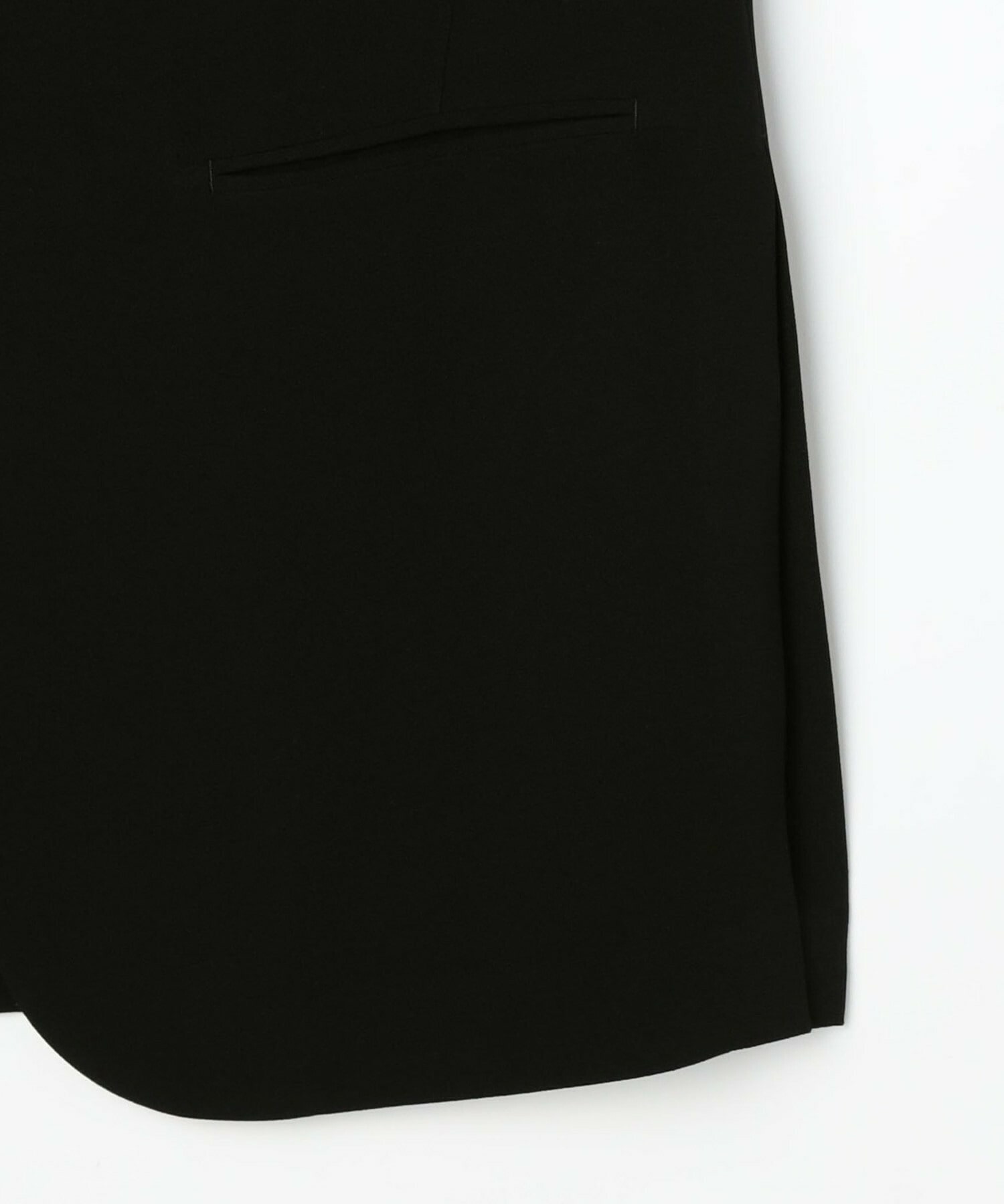 【L'EQUIPE】バックサテンノーカラージャケット 詳細画像 ブラック 13