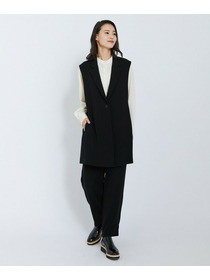 【L'EQUIPE】バックサテンテーラードカラージレ 詳細画像 ブラック 2