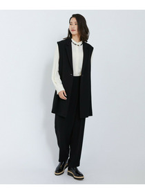 【L'EQUIPE】バックサテンテーラードカラージレ 詳細画像 ブラック 5