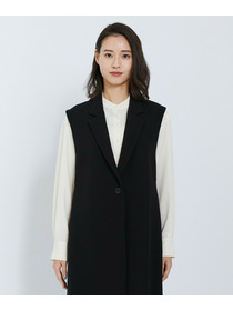 【L'EQUIPE】バックサテンテーラードカラージレ 詳細画像 ブラック 6