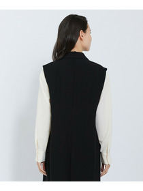 【L'EQUIPE】バックサテンテーラードカラージレ 詳細画像 ブラック 8