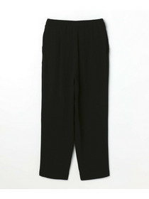 【L'EQUIPE】バックサテンラップテーパードパンツ 詳細画像 ブラック 16