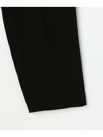 【L'EQUIPE】バックサテンラップテーパードパンツ 詳細画像 ブラック 19