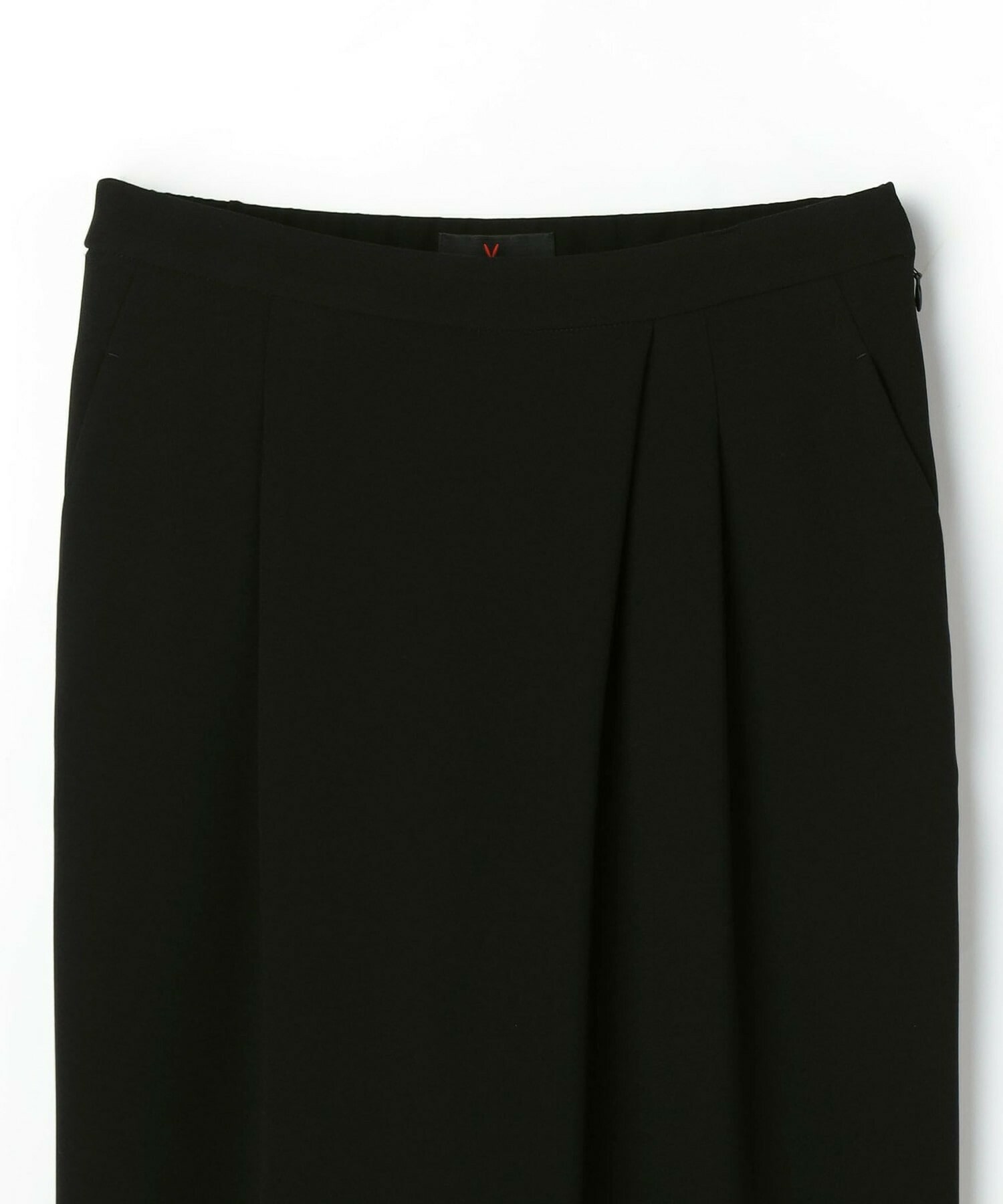 【L'EQUIPE】バックサテンラップテーパードパンツ 詳細画像 ブラック 17