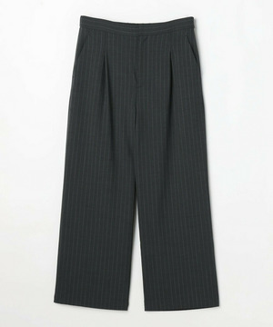 【L'EQUIPE】【Lサイズ】2wayピンストライプパンツ 詳細画像 チャコールグレー 1
