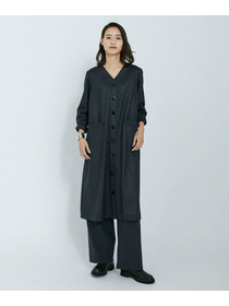 【L'EQUIPE】【Lサイズ】圧縮スムースワンピース 詳細画像 チャコールグレー 1