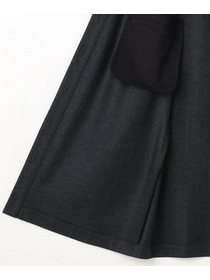 【L'EQUIPE】【Lサイズ】圧縮スムースワンピース 詳細画像 チャコールグレー 11