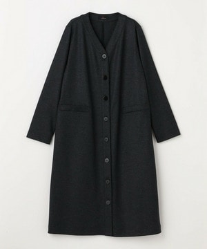 【L'EQUIPE】【Lサイズ】圧縮スムースワンピース 詳細画像 チャコールグレー 1