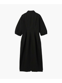 【endalence】強撚ダブルクロスドレス 詳細画像 ブラック 1