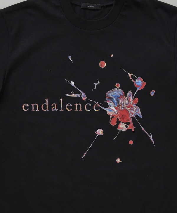  endalence×Yuta OkudaコラボレーションTシャツ＜オリジナルロゴ＞ 詳細画像 ブラック 2