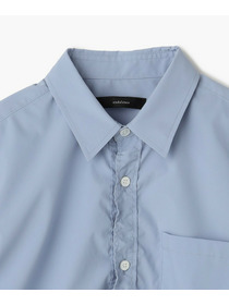 【endalence】スパンタイプライターパッカリングシャツ 詳細画像 ネイビー 10