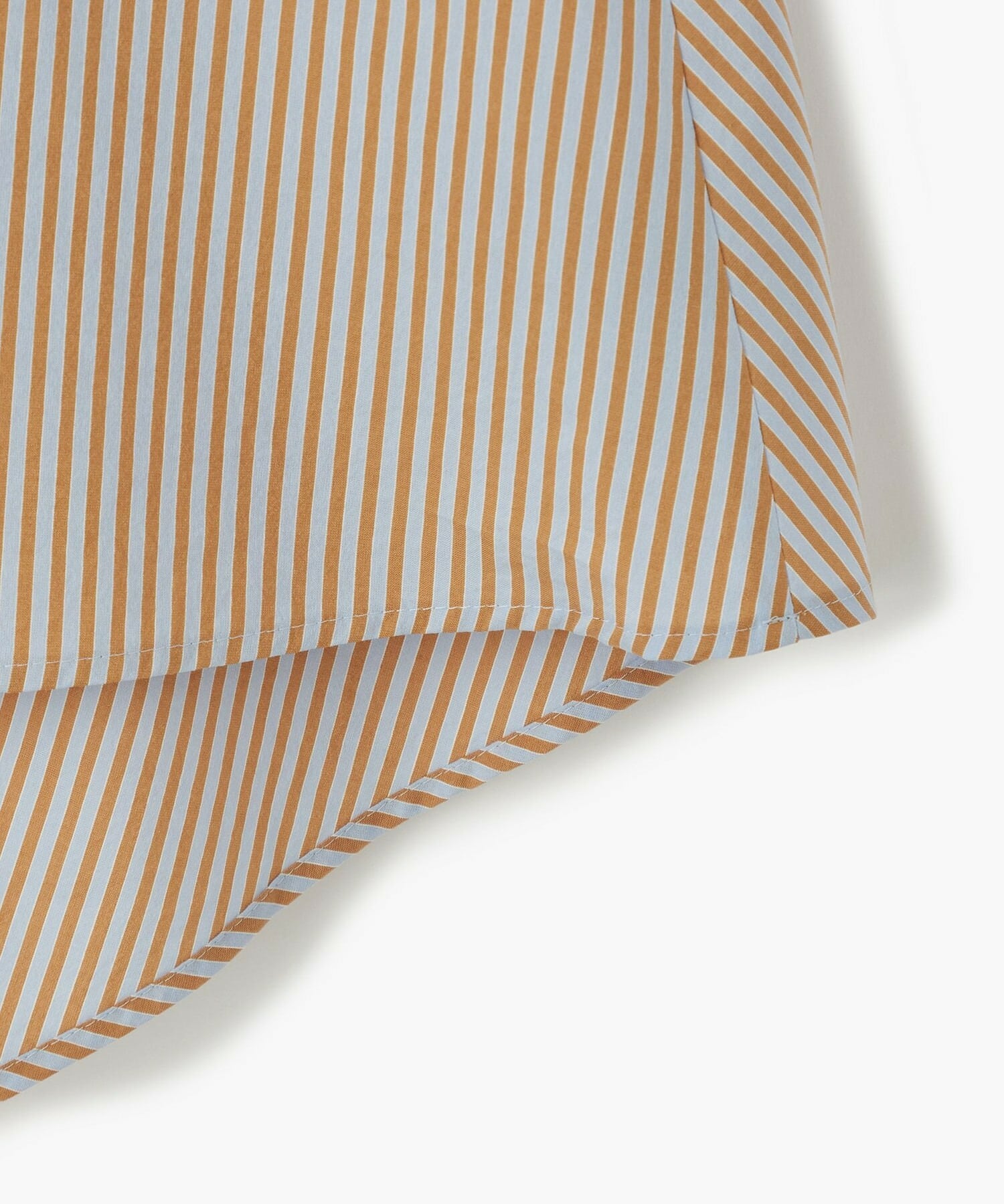 【endalence】C/Sストライプ×タイプライターボウタイブラウス 詳細画像 ブルー系その他 4