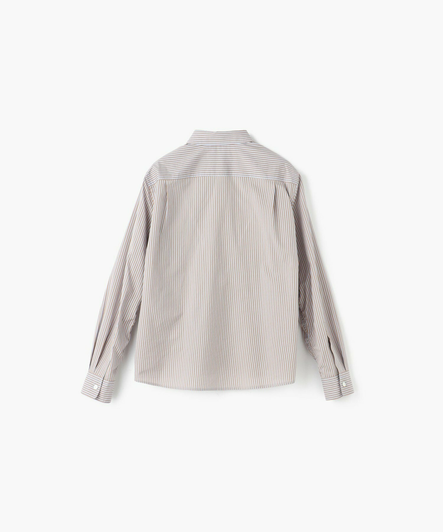 【endalence】C/Sストライプ×タイプライターパッカリングシャツ 詳細画像 ブルー系その他 1