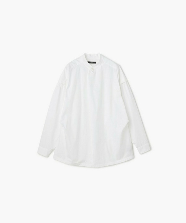Rコットン&times;シアーウールプルオーバーブラウス 詳細画像 ホワイト 1