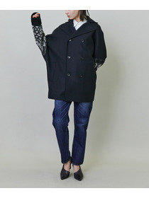 【endalence】Sメルトンノルディック柄スリーブコート 詳細画像 グリーン 10