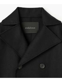 【endalence】Sメルトンノルディック柄スリーブコート 詳細画像 グリーン 13