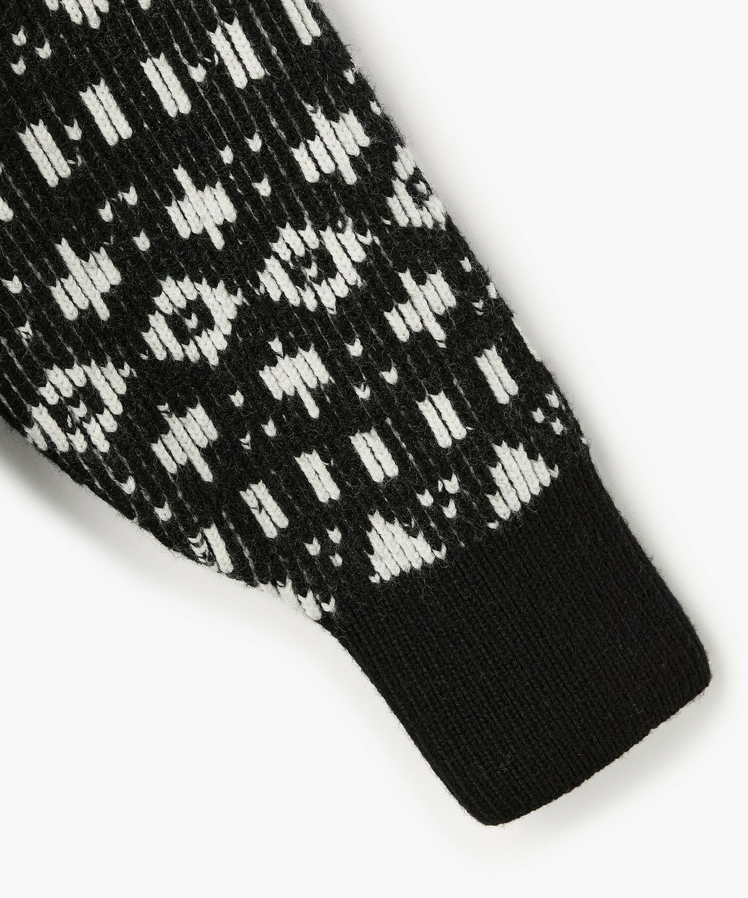 【endalence】Sメルトンノルディック柄スリーブコート 詳細画像 グリーン 15