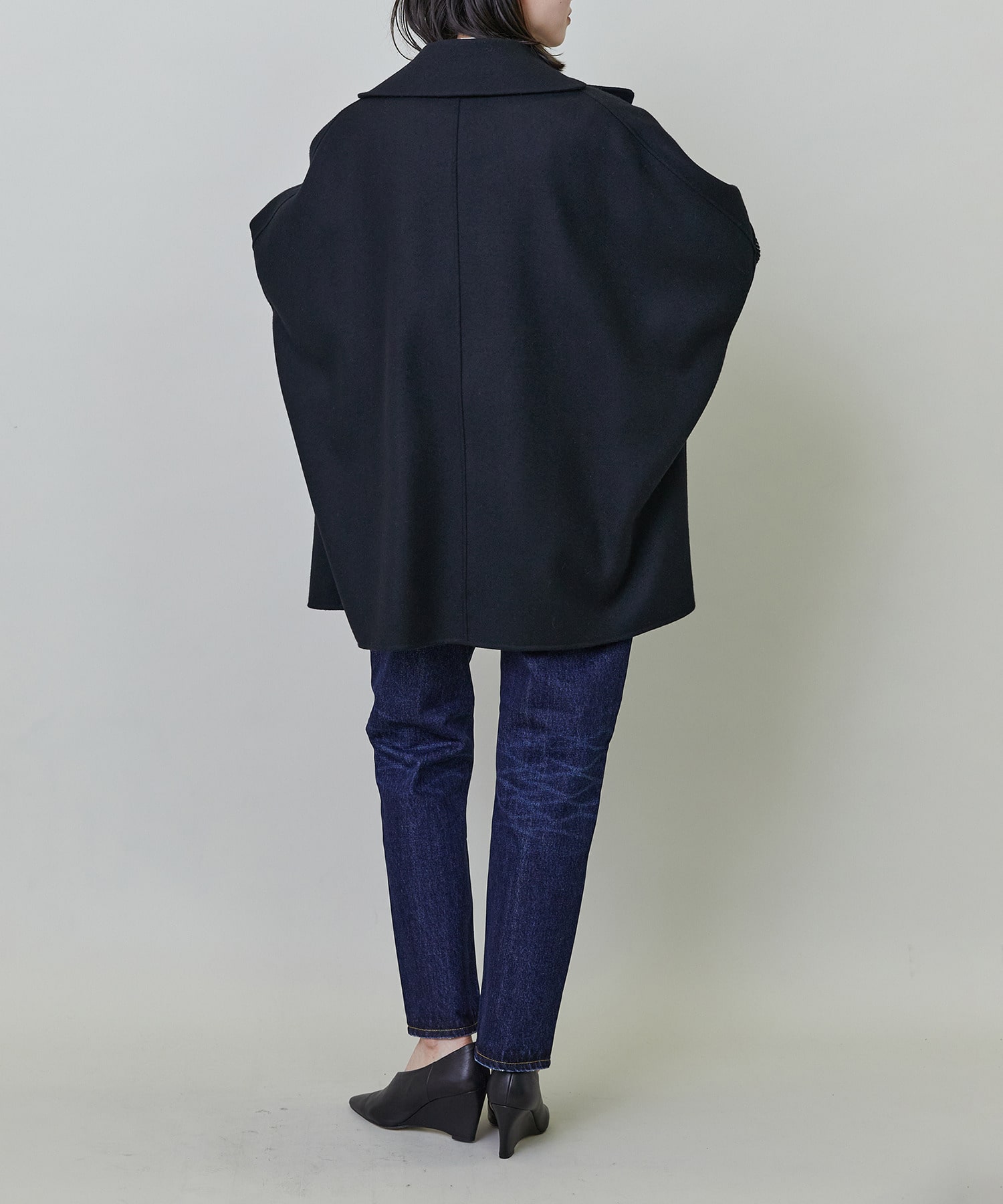 【endalence】Sメルトンノルディック柄スリーブコート 詳細画像 グリーン 5