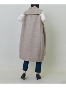 【endalence】エアリーシャギーセーラーカラーロングジレ 詳細画像 モカ 15