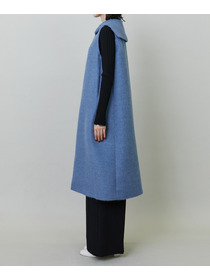 【endalence】エアリーシャギーセーラーカラーロングジレ 詳細画像 モカ 23