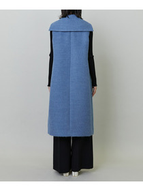 【endalence】エアリーシャギーセーラーカラーロングジレ 詳細画像 モカ 24