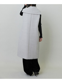 【endalence】エアリーシャギーセーラーカラーロングジレ 詳細画像 モカ 5