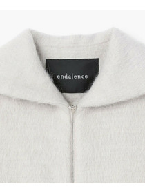 【endalence】エアリーシャギーセーラーカラーロングジレ 詳細画像 モカ 7