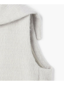 【endalence】エアリーシャギーセーラーカラーロングジレ 詳細画像 モカ 8