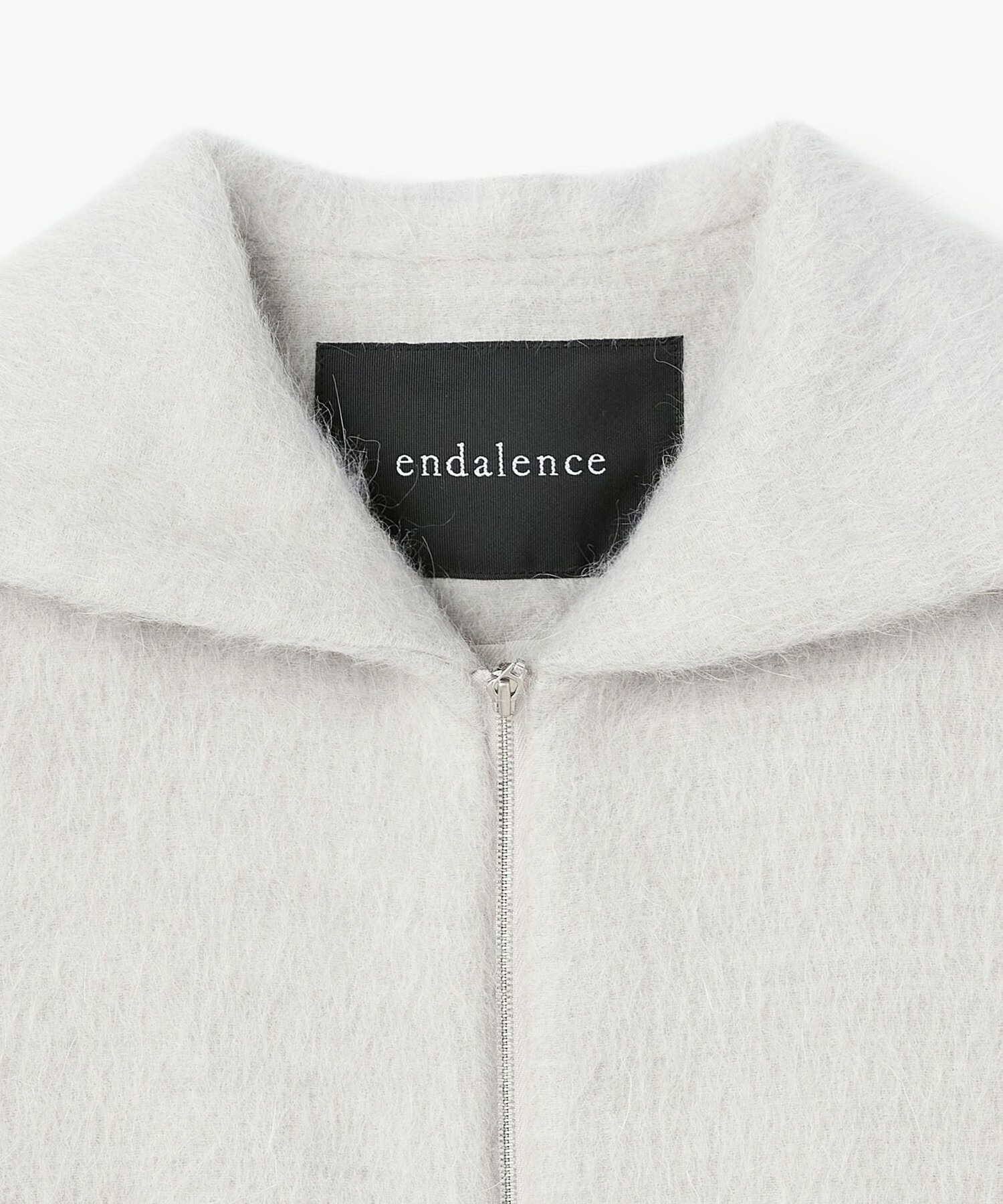 【endalence】エアリーシャギーセーラーカラーロングジレ 詳細画像 モカ 7