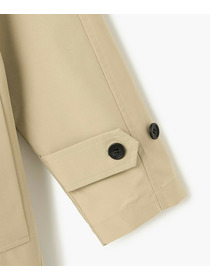 【endalence】リサイクルタフタロングコート 詳細画像 ブラック 12