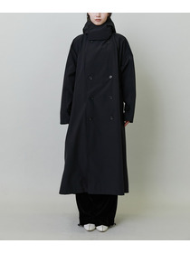 【endalence】リサイクルタフタロングコート 詳細画像 ブラック 23