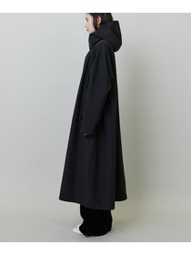 【endalence】リサイクルタフタロングコート 詳細画像 ブラック 24