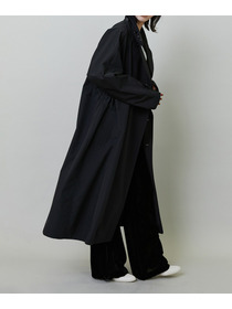 【endalence】リサイクルタフタロングコート 詳細画像 ブラック 27