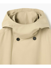 【endalence】リサイクルタフタロングコート 詳細画像 ブラック 9