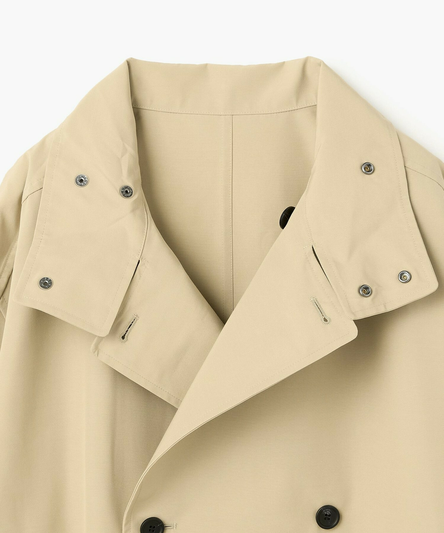 【endalence】リサイクルタフタロングコート 詳細画像 ブラック 11