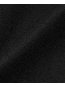 【endalence】Sメルトンダブルブレスト袖リブハーフコート 詳細画像 ブラック 16