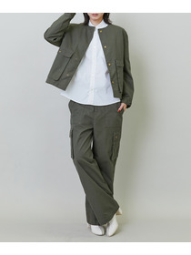 【endalence】ダックノーカラージャケット 詳細画像 チャコールグレー 2