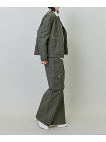 【endalence】ダックノーカラージャケット 詳細画像 チャコールグレー 4