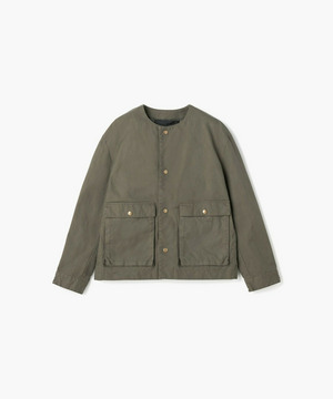 【endalence】ダックノーカラージャケット 詳細画像 カーキ 1