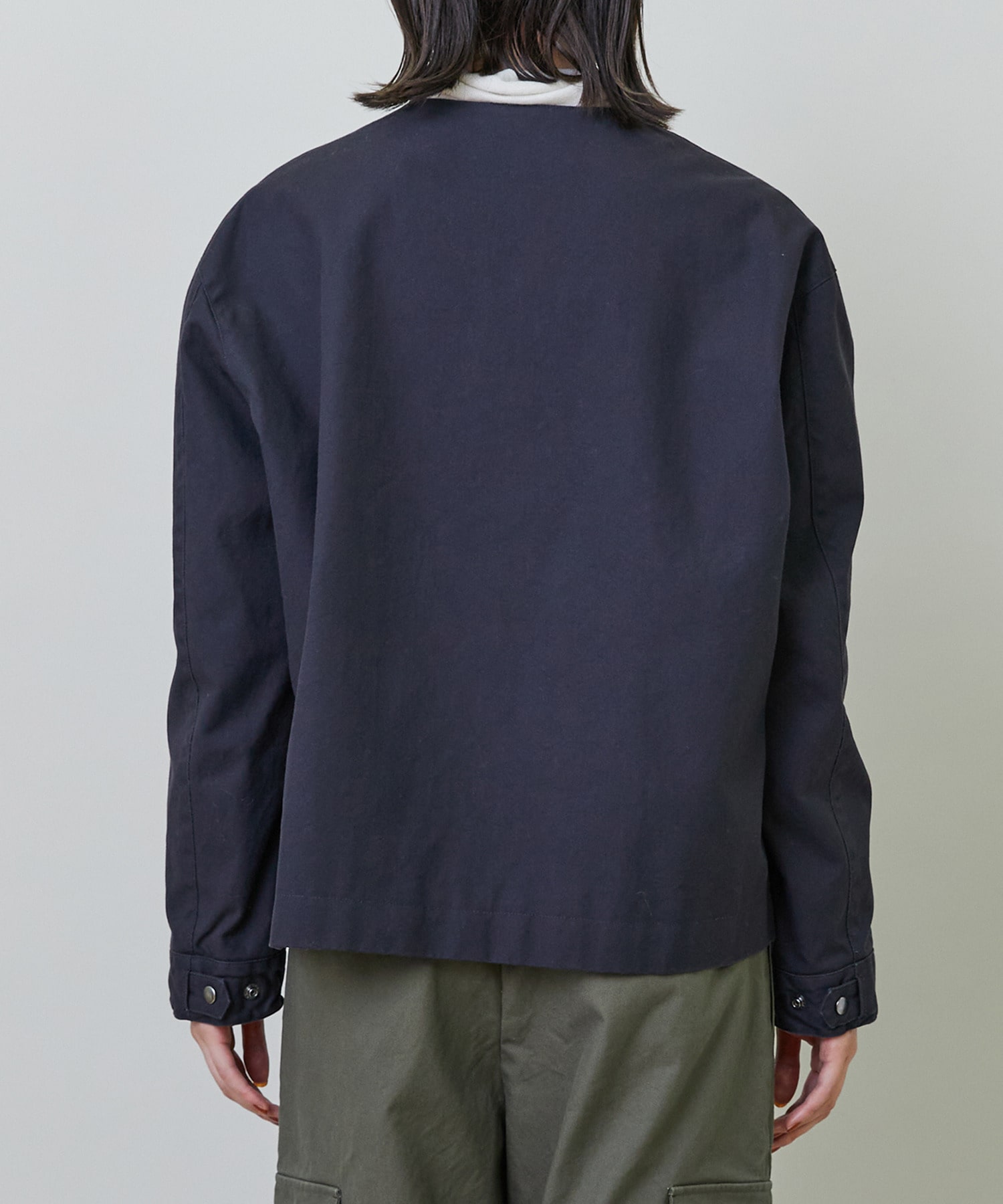 【endalence】ダックノーカラージャケット 詳細画像 チャコールグレー 21